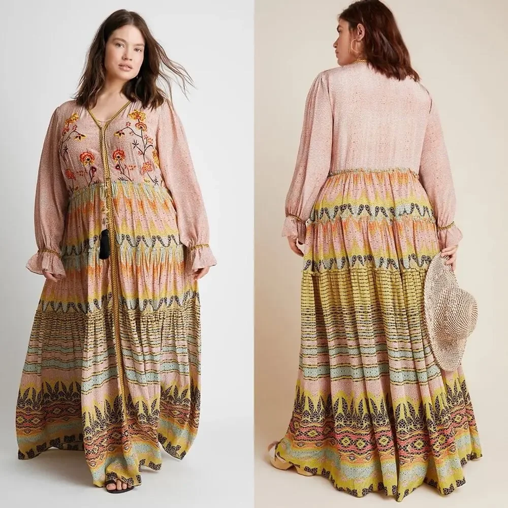 Anthropologie Maxi Dress - Picture 2 of 9